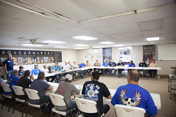 The Boilermaker Code Training at Local 69, Little Rock, AR
