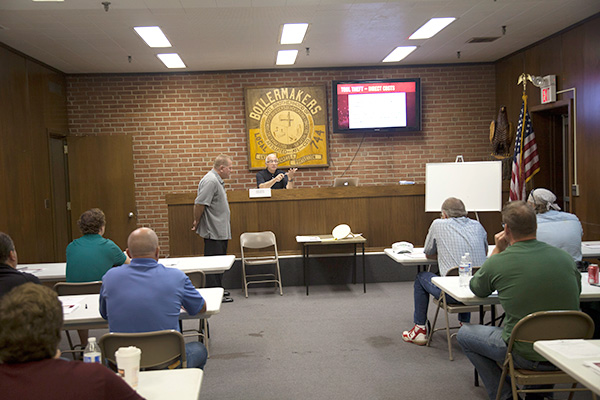 The Boilermaker Code Training at Local 744, Cleveland, OH