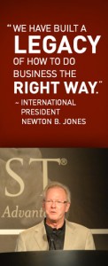 International President, Newton B. Jones